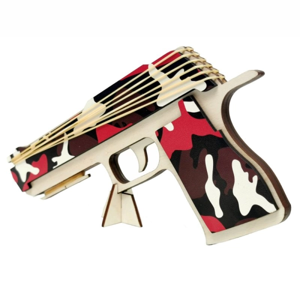 Pistolet na gumki MORO CZERWONE + GRATIS
