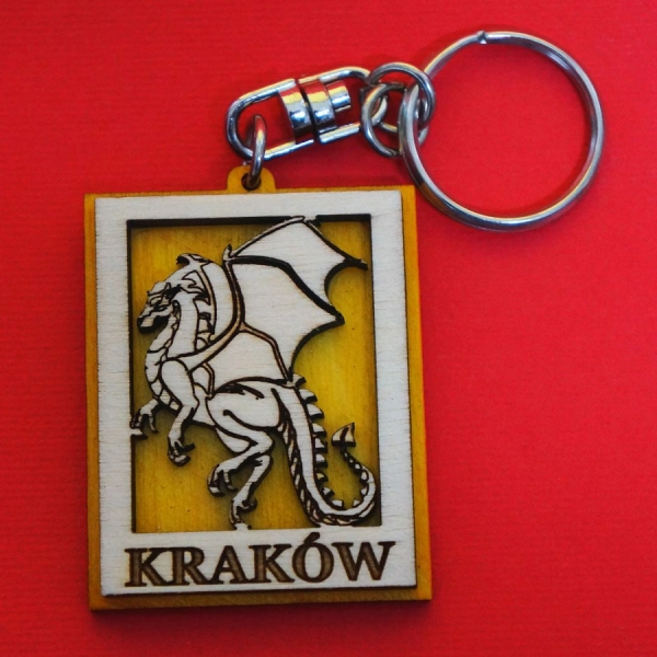 brelok do kluczy pamiątka regionalna smok