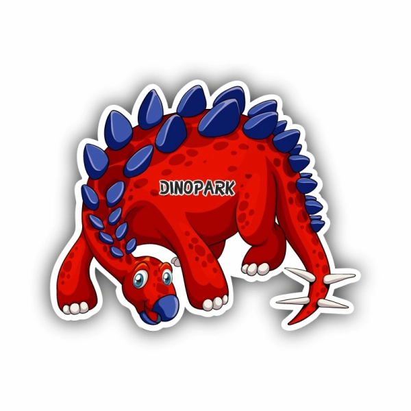 magnes dinozaur, drewniany magnes dinozaur