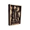 Drewniany magnes 5D N32 Snowboard N2