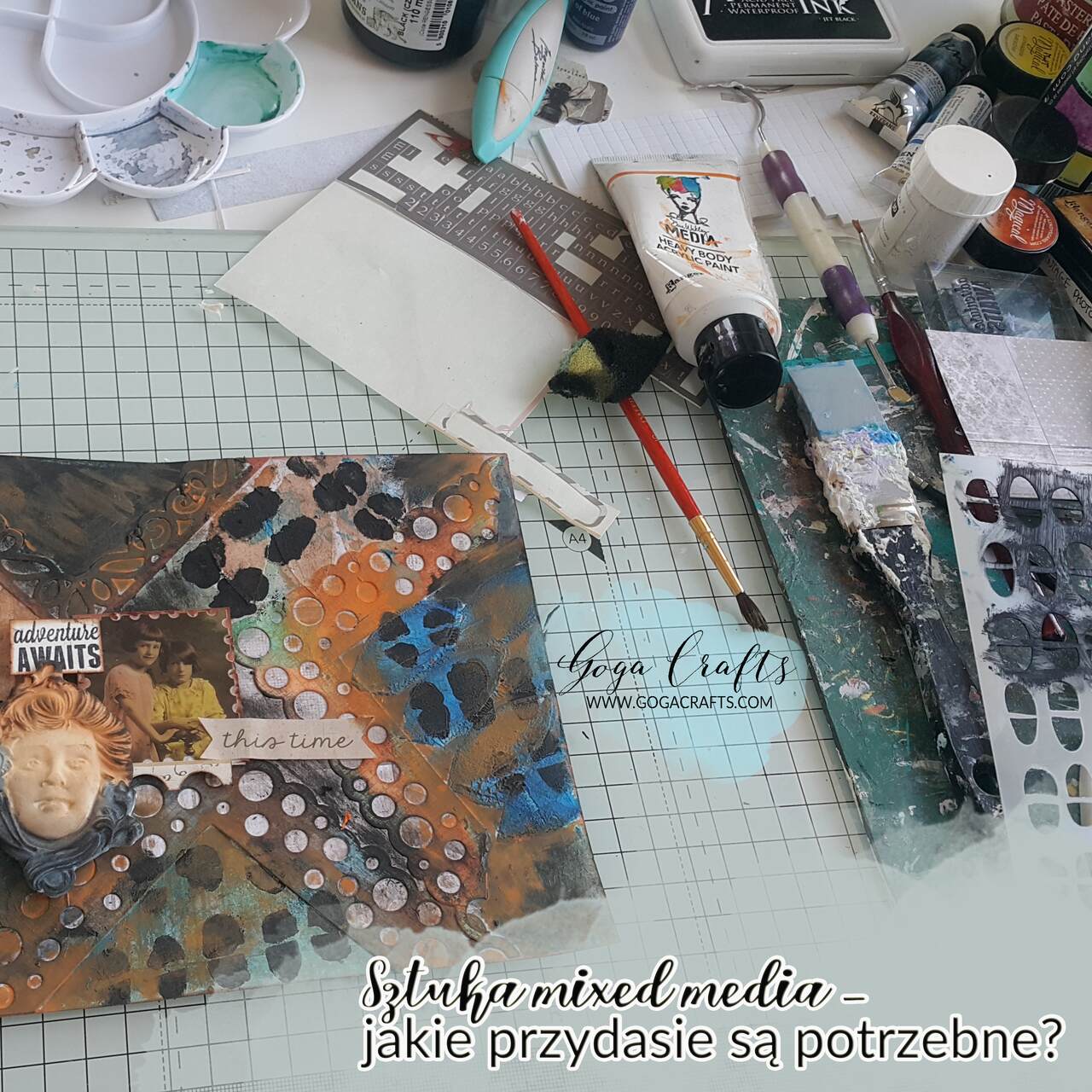<strong>Sztuka mixed media - jakie przydasie są potrzebne?</strong>